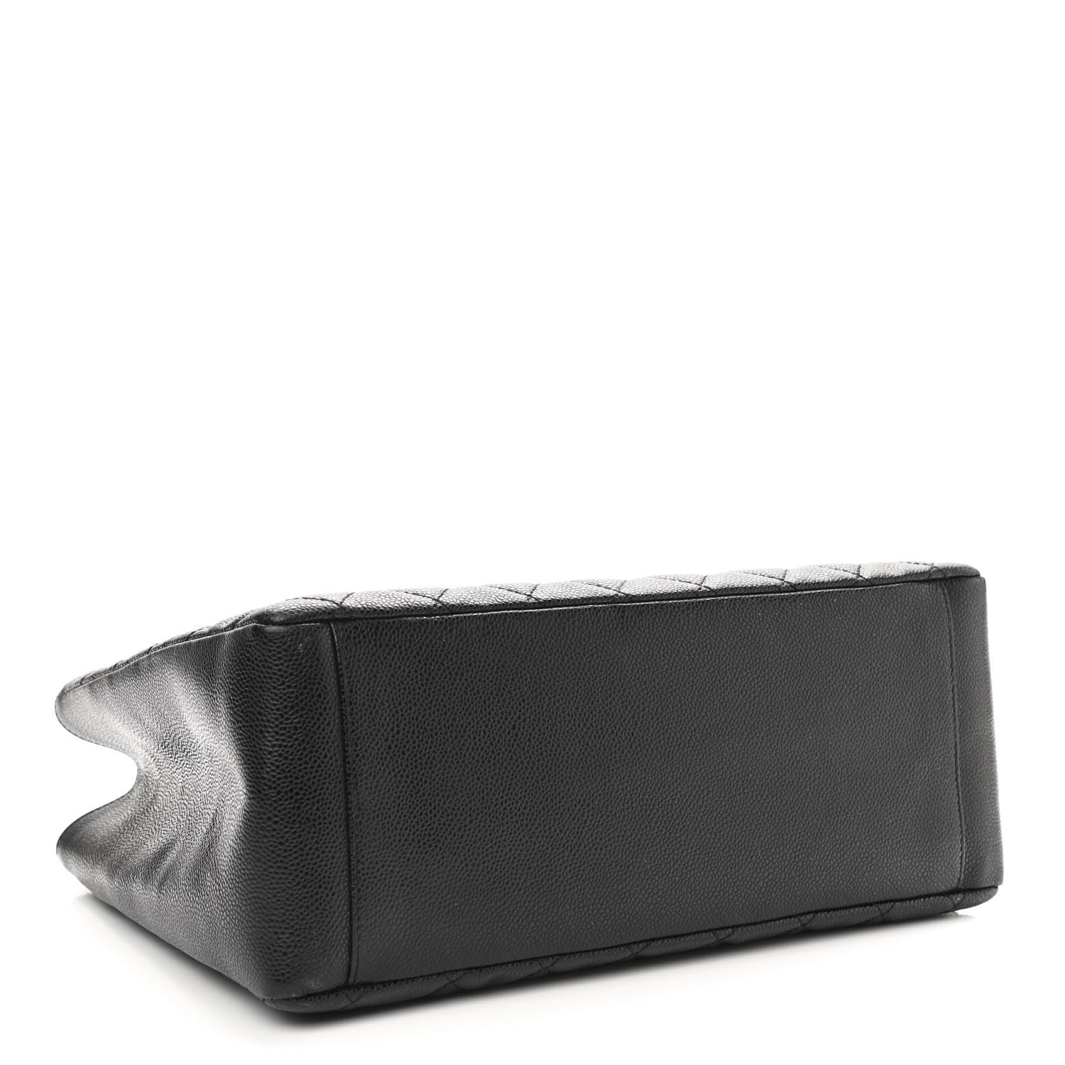 Chanel Caviar Quilted Grand Shopping Tote GST Black 3 of 9