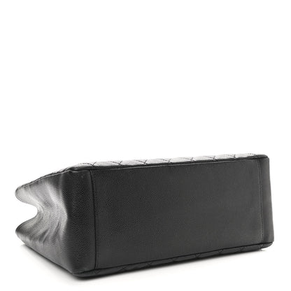 Chanel Caviar Quilted Grand Shopping Tote GST Black 3 of 9