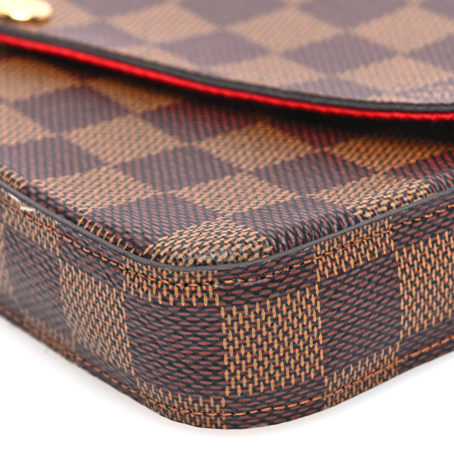 Damier Ebene Pochette Felicie Chain Wallet