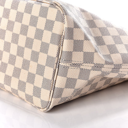 Louis Vuitton Damier Azur Neo Neverfull MM Rose Ballerine 6 of 11