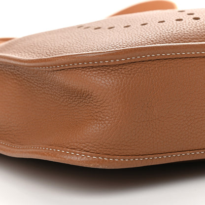 Hermes Taurillon Clemence Evelyne PM Gold 10 of 10
