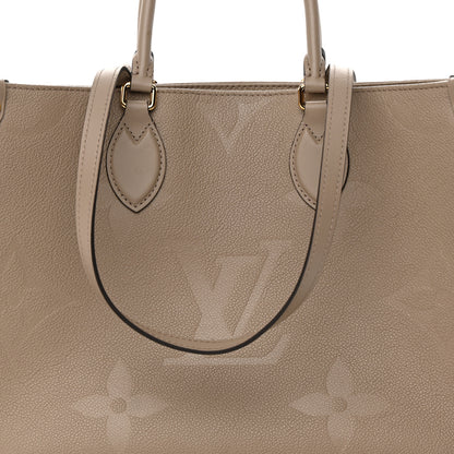 Louis Vuitton Empreinte Monogram Giant Onthego MM Tourterelle 7 of 14