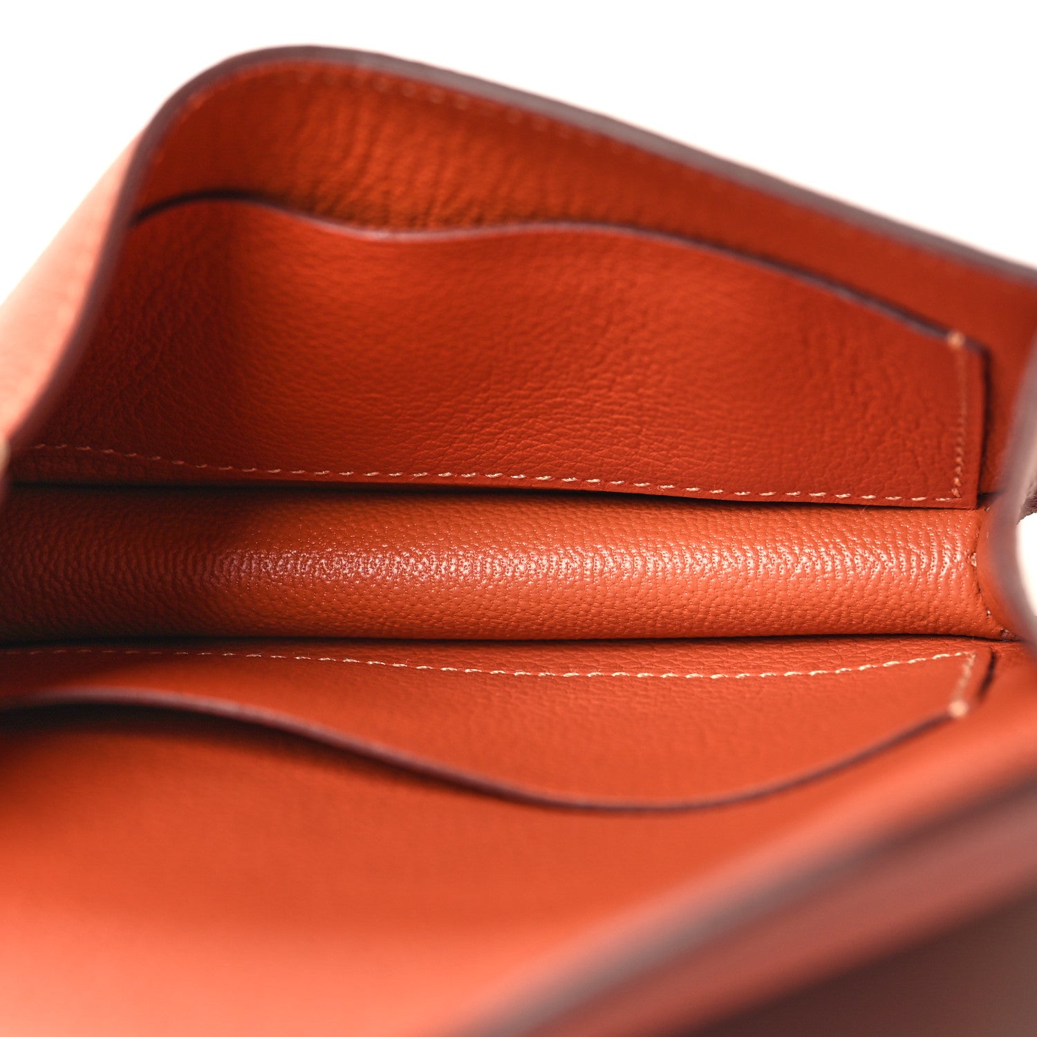 Hermes Evercolor Bi-Color Constance Slim Wallet Blush Bleu Frida 6 of 10
