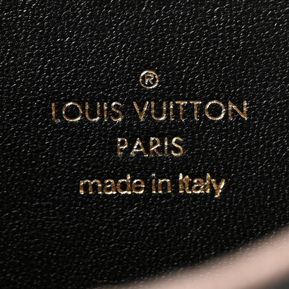 Louis Vuitton Lambskin Embossed Monogram Pochette Coussin Black 5 of 8