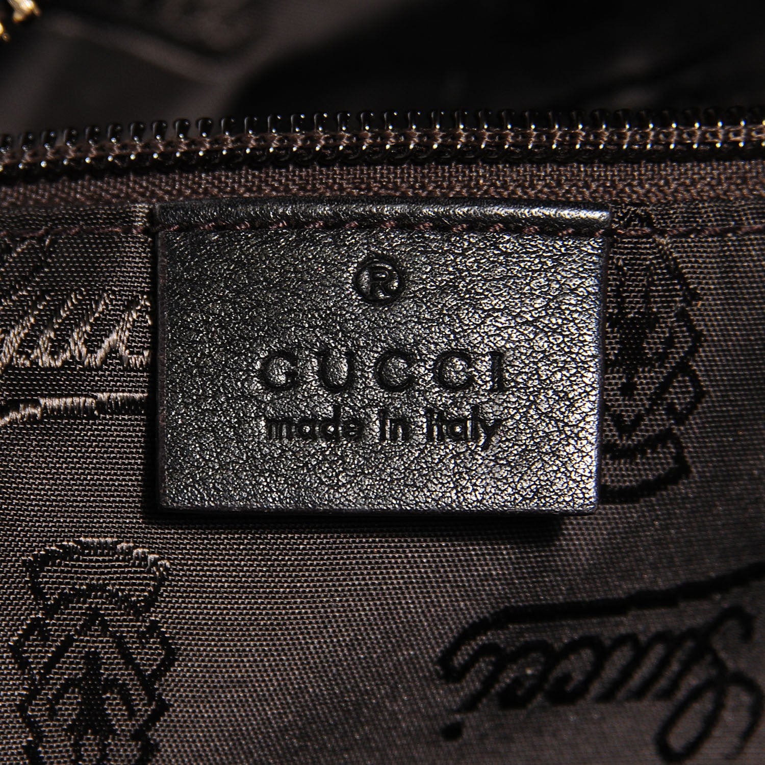 Gucci Guccissima Medium Classic Backpack Black 6 of 8