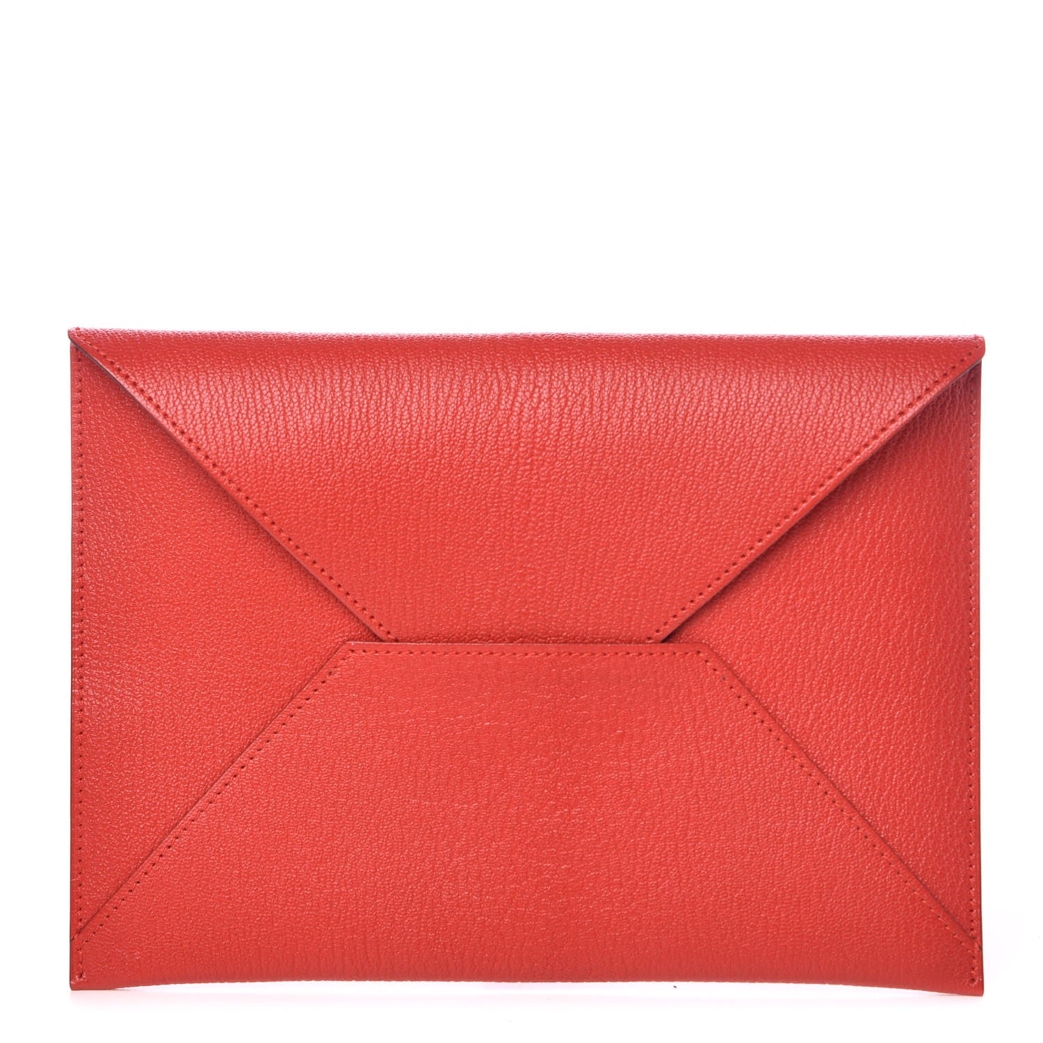 Hermes Chevre Mysore Envelope Wallet Rouge Tomate 1 of 8