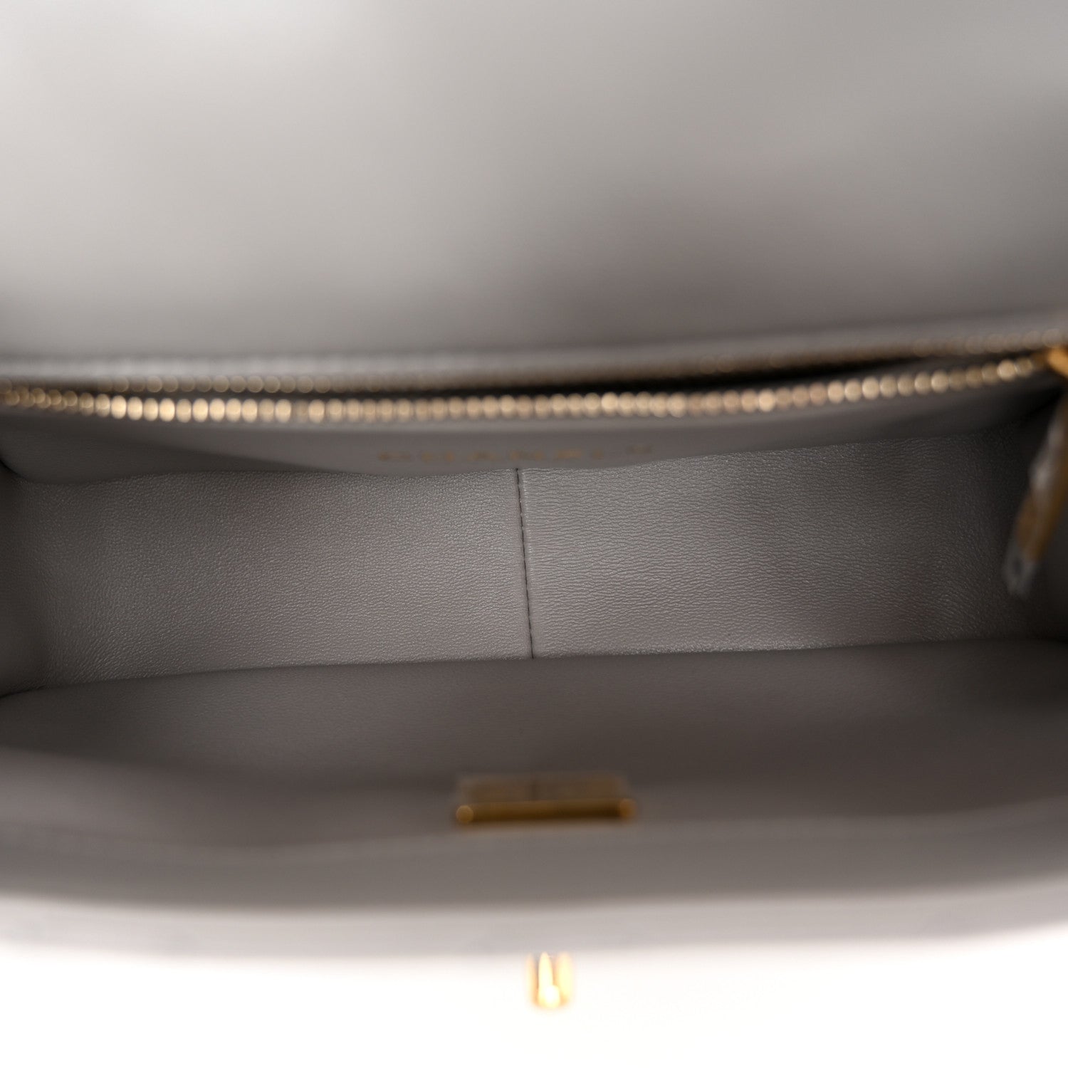 Chanel Lambskin Resin Pearl Quilted Small Flap Grey 5 of 11