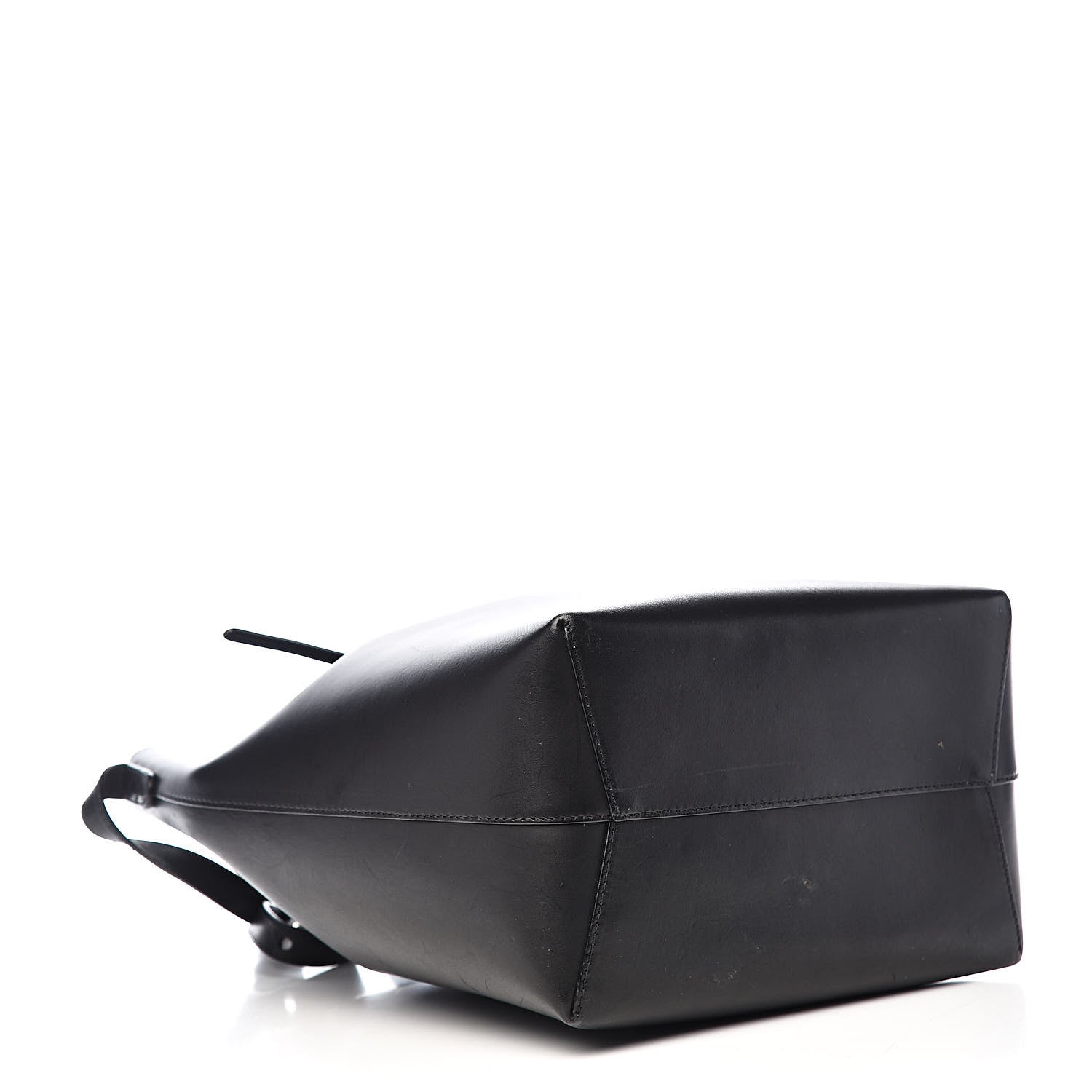 Mansur Gavriel Vegetable Tanned Calfskin Bucket Bag Black Ballerina 5 of 20