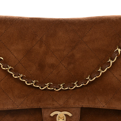 Chanel Suede Calfskin Souplissimo Maxi Flap Camel 8 of 11