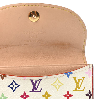 Louis Vuitton Monogram Multicolor Business Card Holder White 6 of 7