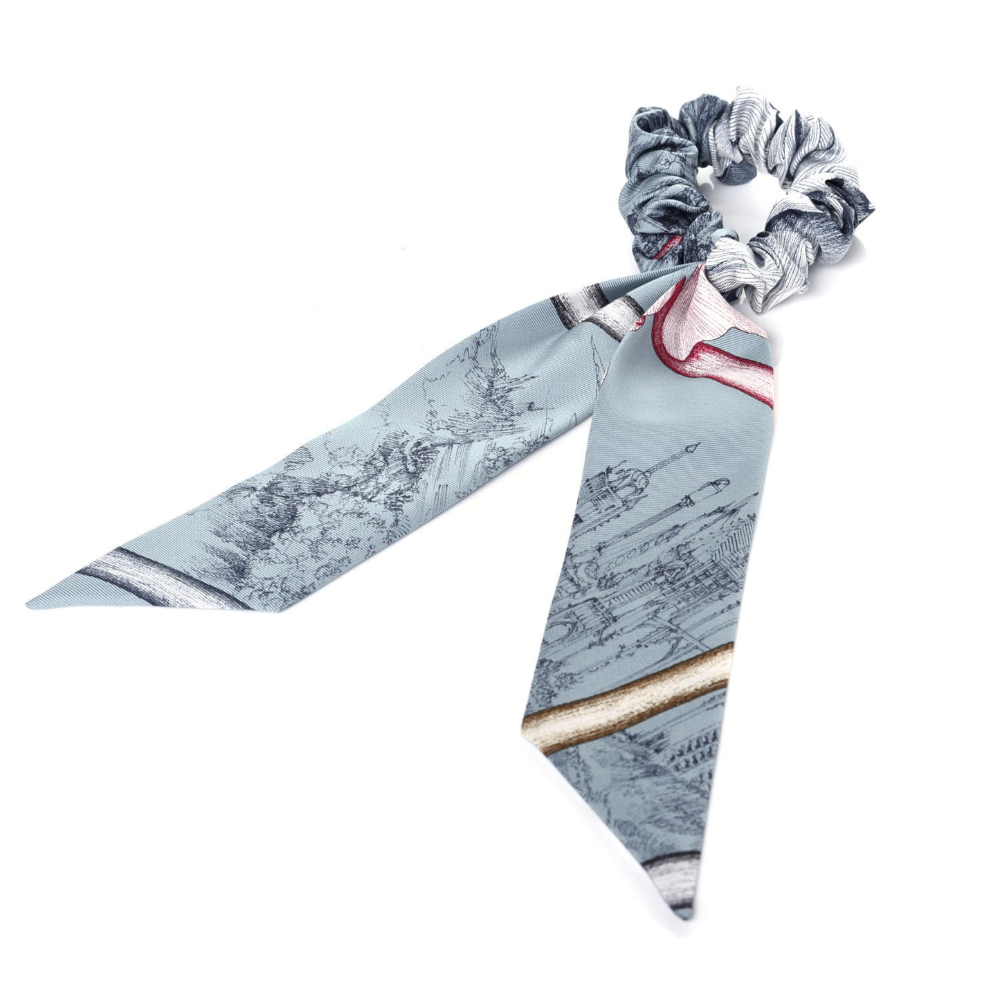 Silk Twilly Scrunchie