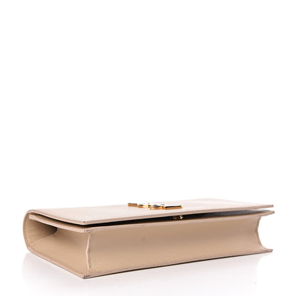 Saint Laurent Grain De Poudre Classic Kate Monogram Clutch Nude Powder 5 of 12