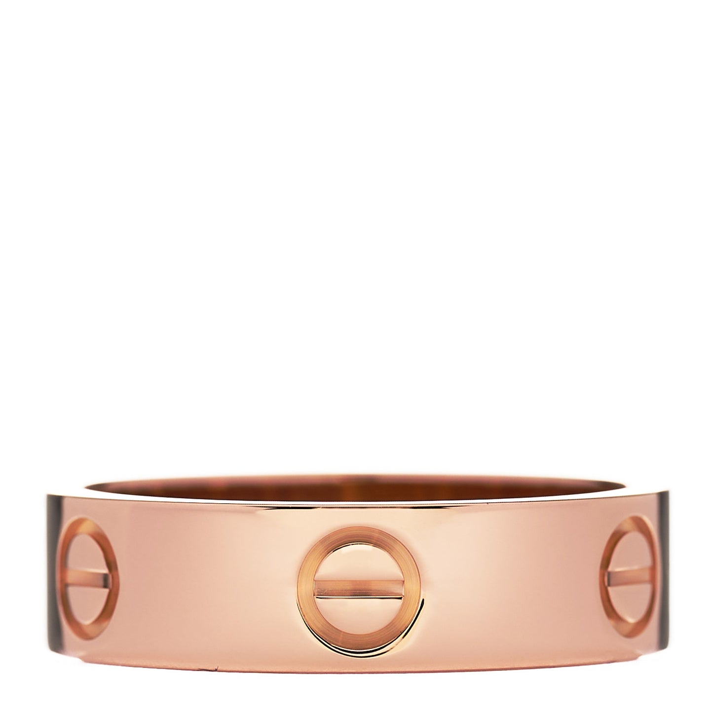 18K Pink Gold 5.5mm LOVE Ring 57 8
