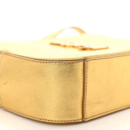 Saint Laurent Metallic Calfskin Small Classic Monogram Camera Bag Gold 8 of 10