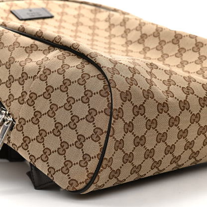 Gucci Monogram Travel Backpack Dark Brown 9 of 10