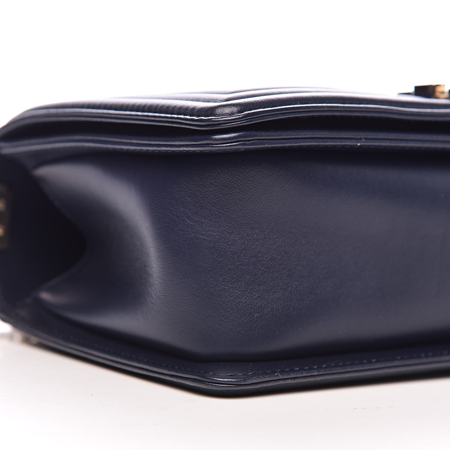 Chanel Lambskin Quilted Medium Boy Flap Dark Navy 8 of 11