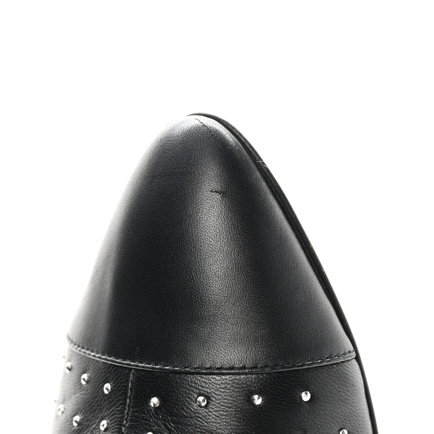 Christian Louboutin Calfskin Studded Dakita 100 Booties 39 Black 9 of 11