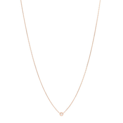 Cartier 18K Pink Gold Diamond XS D'Amour Pendant Necklace 1 of 5