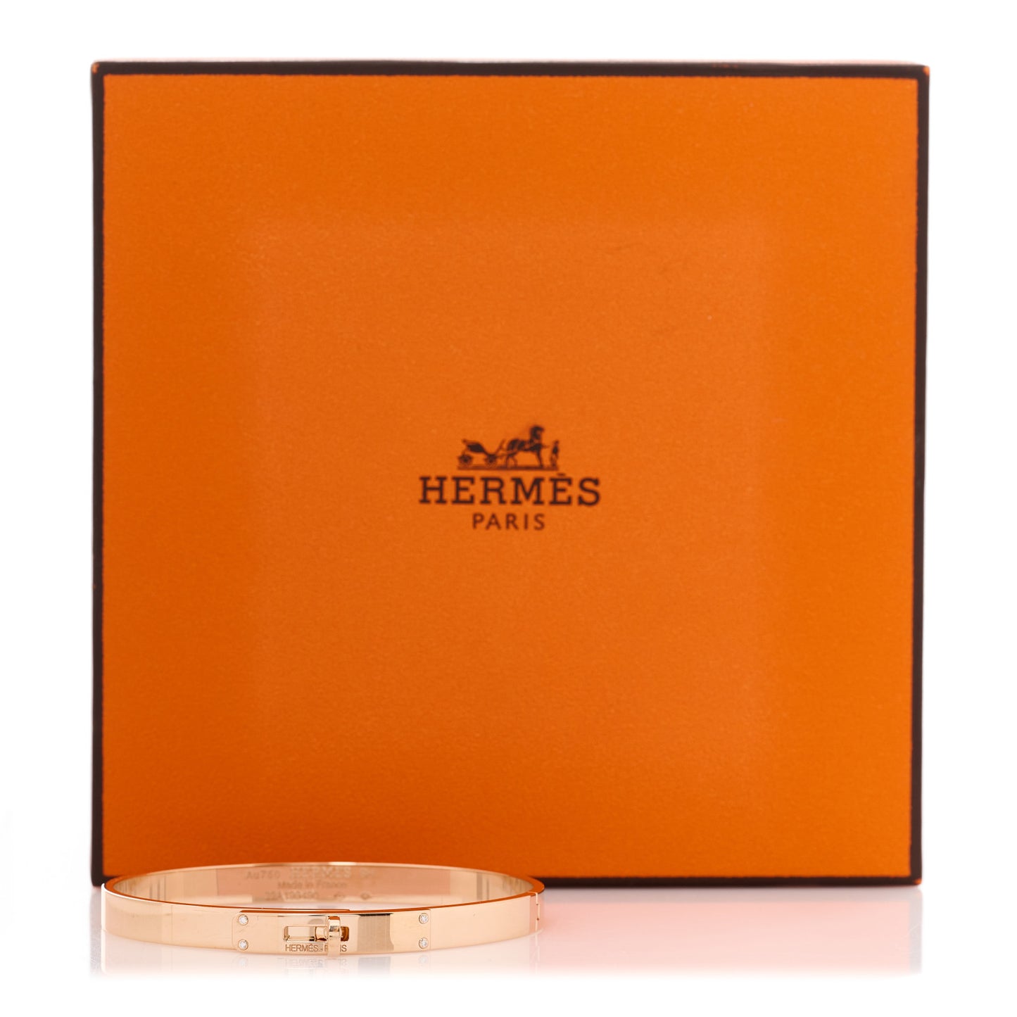 18K Rose Gold Diamond PM Kelly Bracelet SH