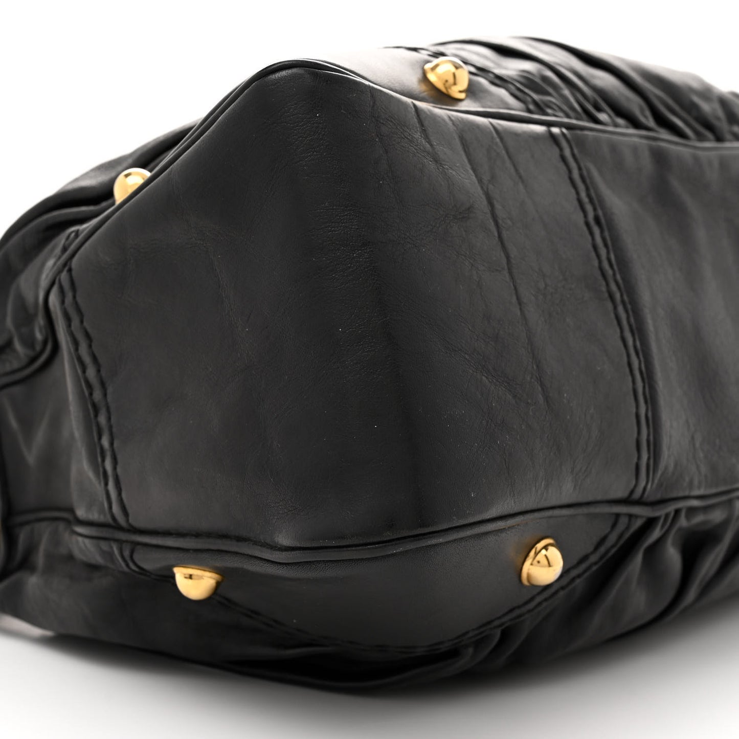 Calfskin Medium Jockey Hobo Black