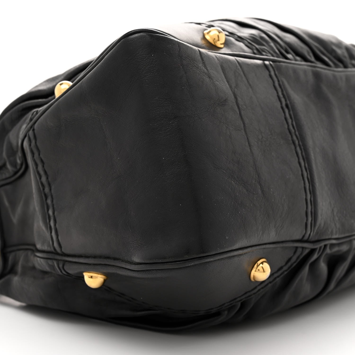 Gucci Calfskin Medium Jockey Hobo Black 9 of 15