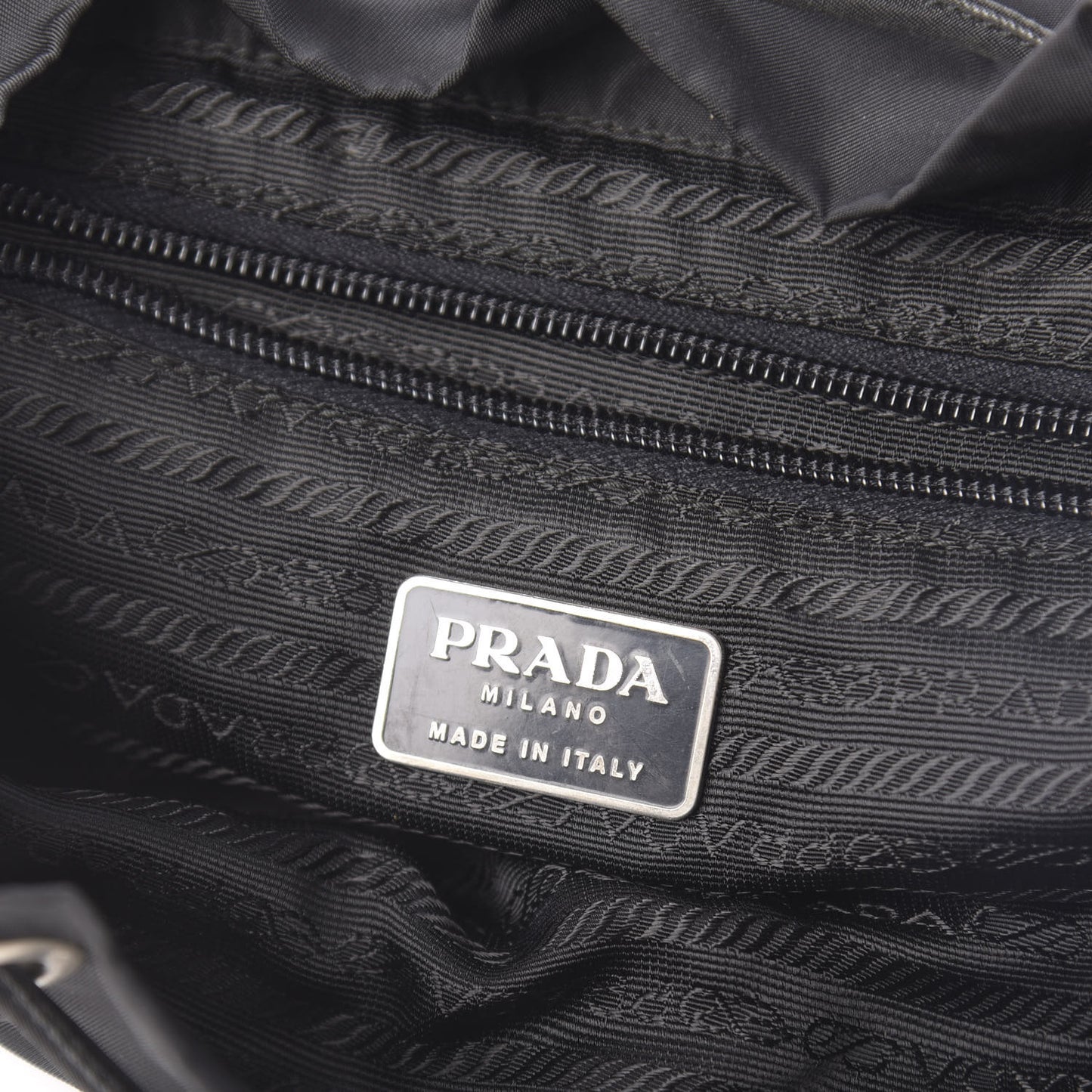 Tessuto Nylon Small Backpack Black