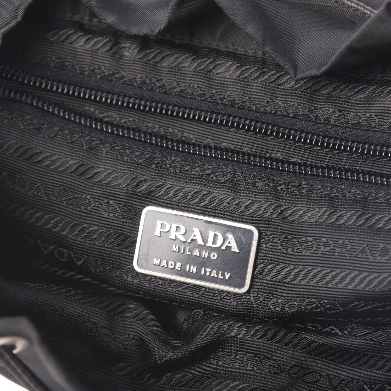 Prada Tessuto Nylon Small Backpack Black 7 of 8
