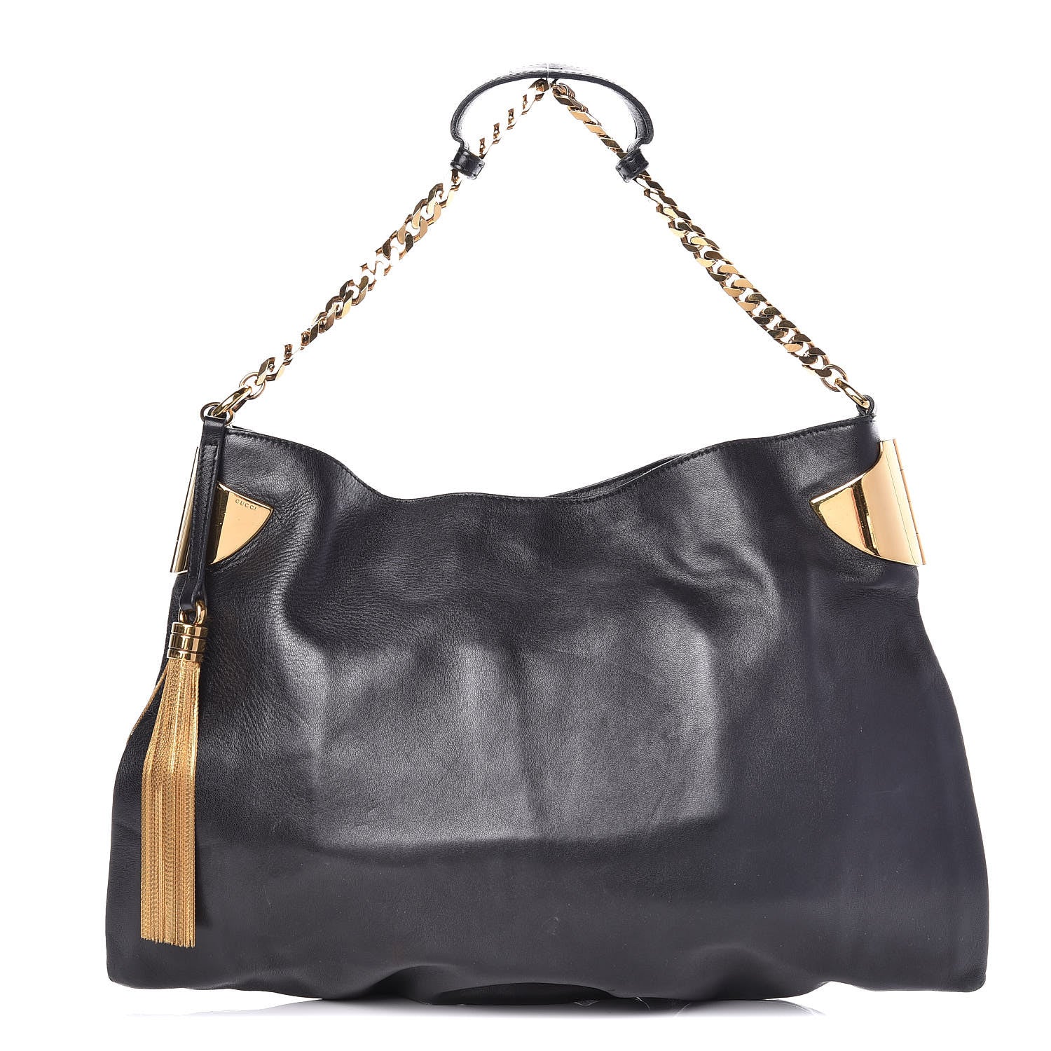 Gucci Lambskin Medium 1970 Shoulder Bag Black 1 of 22