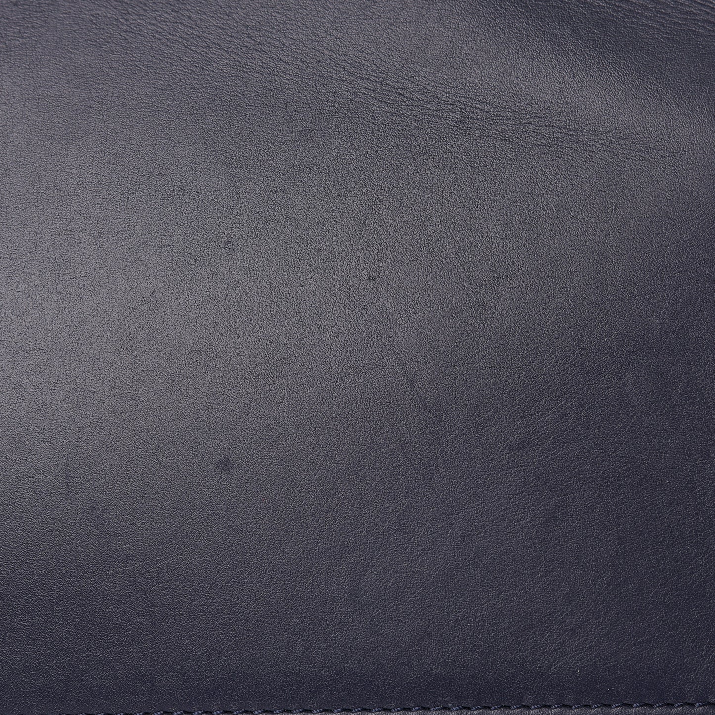 Smooth Calfskin Canvas Medium Trapeze Navy Blue