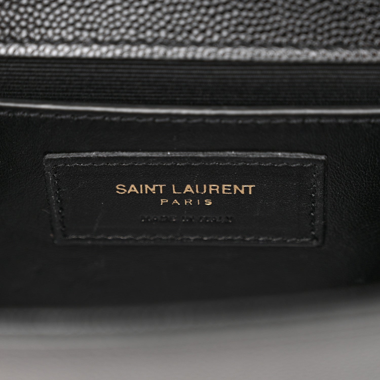 Saint Laurent Grain De Poudre Small Monogram Kate Satchel Black 6 of 14