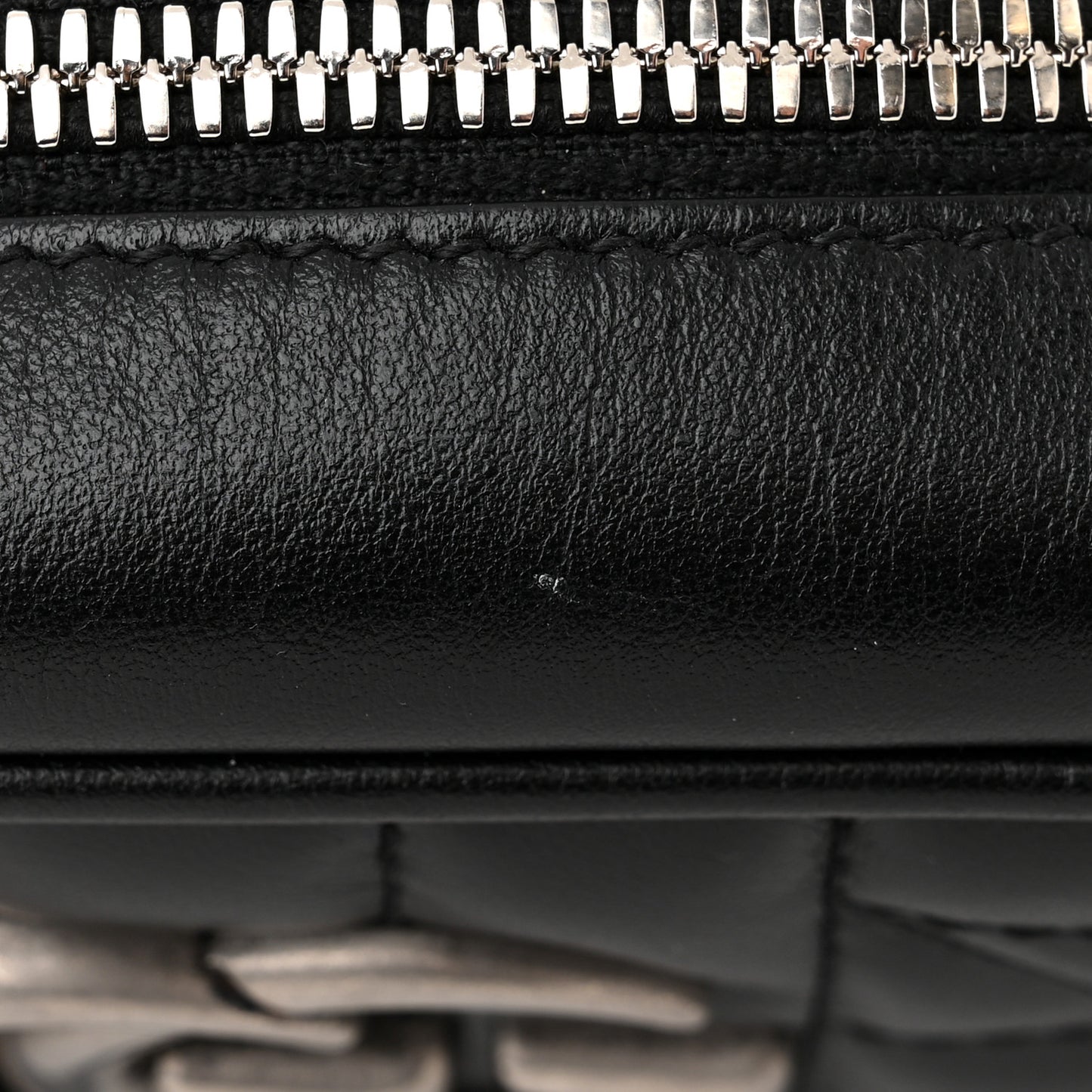 Calfskin Matelasse Aria Small GG Marmont Chain Shoulder Bag Black