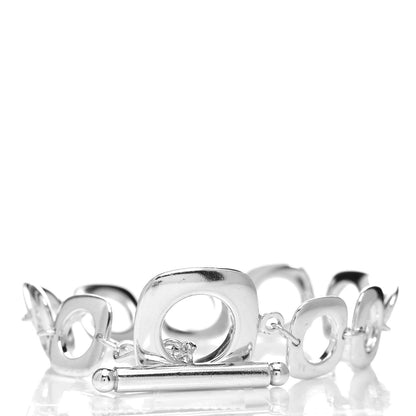 Tiffany Sterling Silver Cushion Link Toggle Bracelet 3 of 4