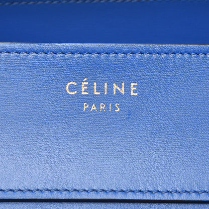 Celine Smooth Calfskin Mini Luggage Electric Blue 6 of 8