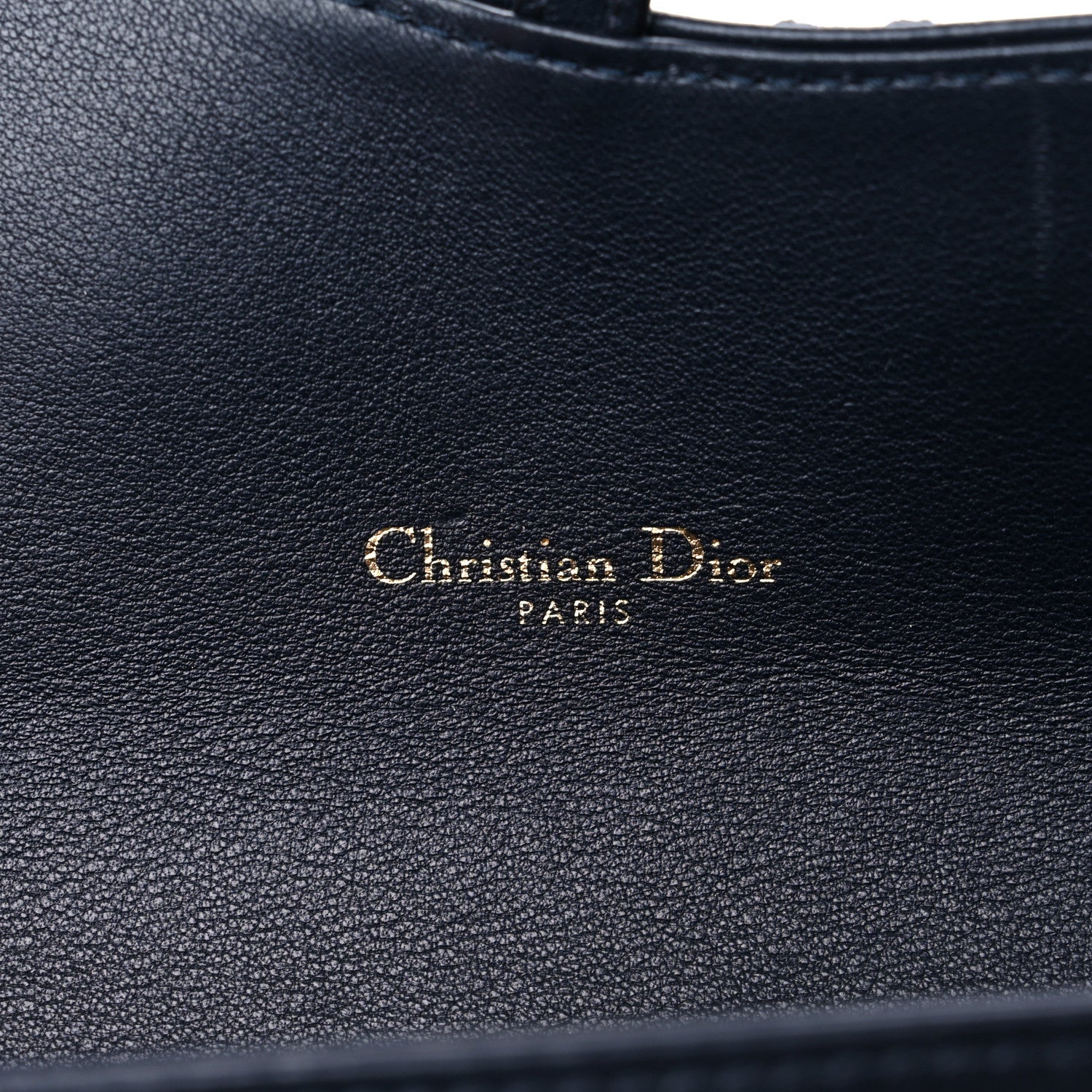Christian Dior Oblique Saddle Chain Long Wallet Blue 7 of 11