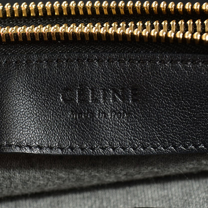 Celine Lambskin Large Trio Crossbody Bag Black 7 of 10