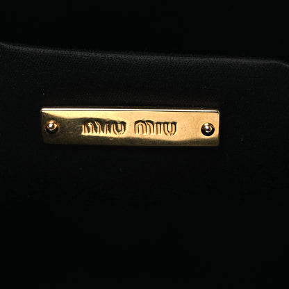 Miu Miu Nappa Matelasse Clutch Black 6 of 8