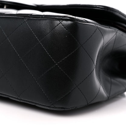 Chanel Lambskin Quilted Jumbo Double Flap Black 9 of 12