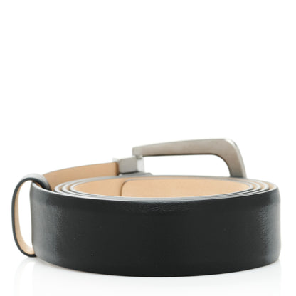 Chanel Calfskin Belt 95 38 Black 2 of 7
