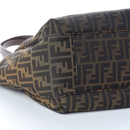 Fendi Zucca Vitello Artic Grande Shopping Tote Tobacco Castagna 8 of 9