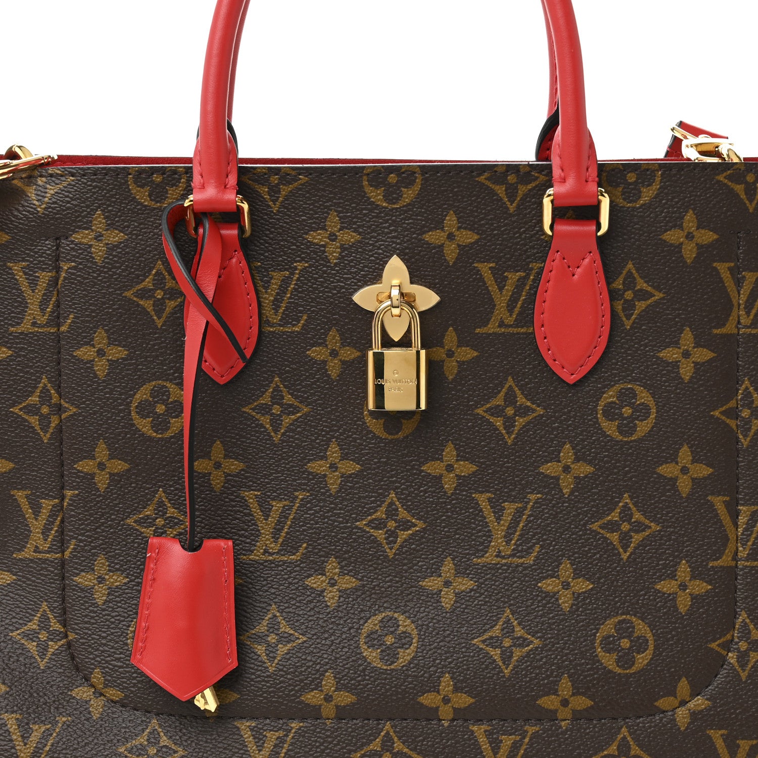 Louis Vuitton Monogram Flower Tote Coquelicot 8 of 10
