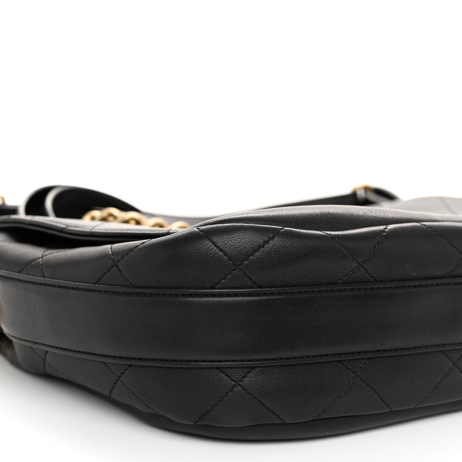 Chanel Calfskin Stitched Small Paris in Rome Messenger Black 9 of 11