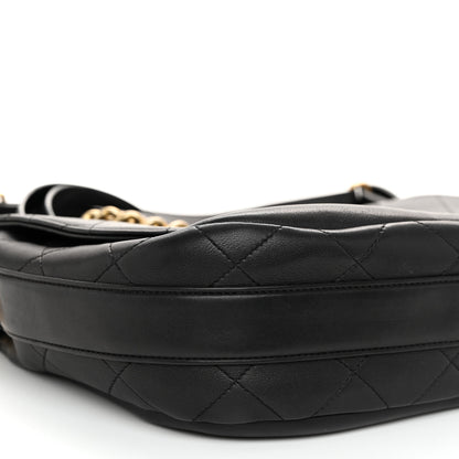 Chanel Calfskin Stitched Small Paris in Rome Messenger Black 9 of 11