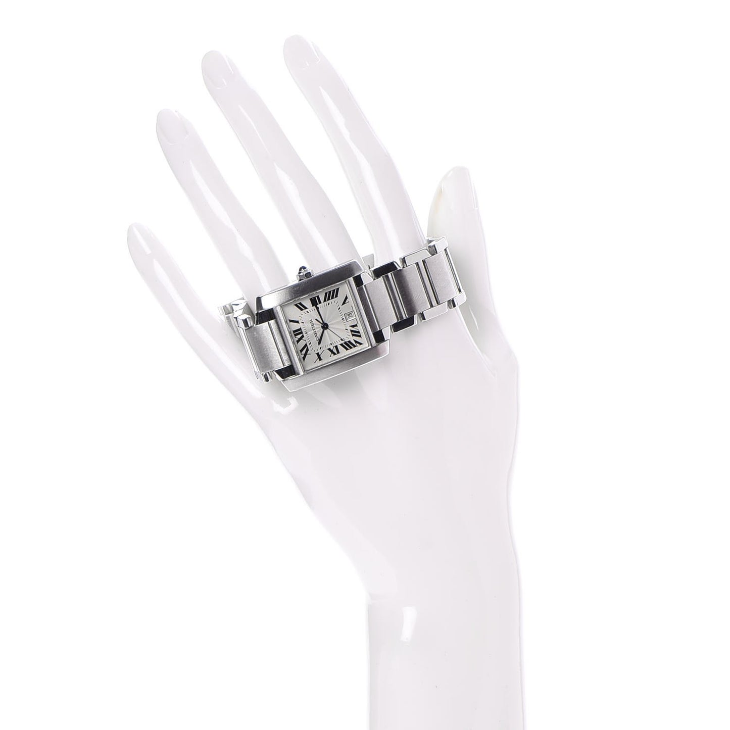 Stainless Steel 28mm Tank Francaise Automatic Watch
