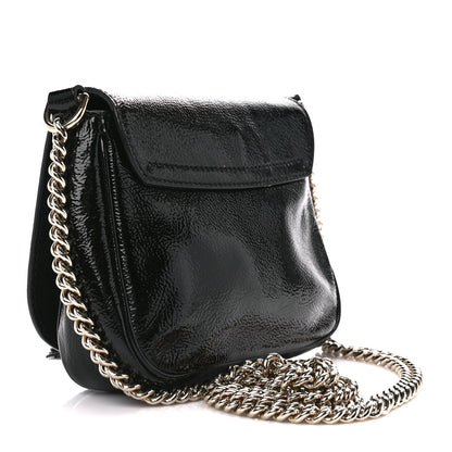 Gucci Vernice Naplack Small Soho Flap Crossbody Black 3 of 11