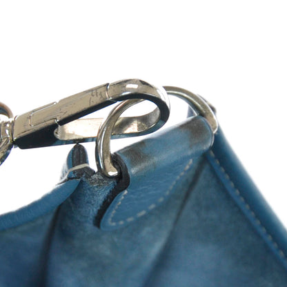 Hermes Togo Evelyne II GM Blue Jean 8 of 8