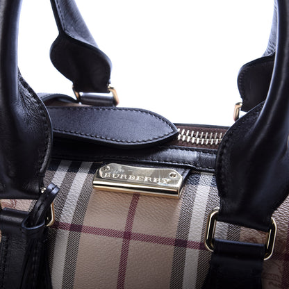 Burberry Haymarket Check Small Gladstone Chocolate 10 of 10