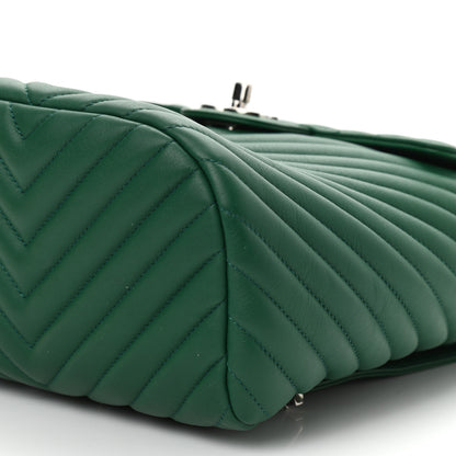 Chanel Lambskin Chevron Quilted Small Urban Spirit Backpack Green 10 of 10