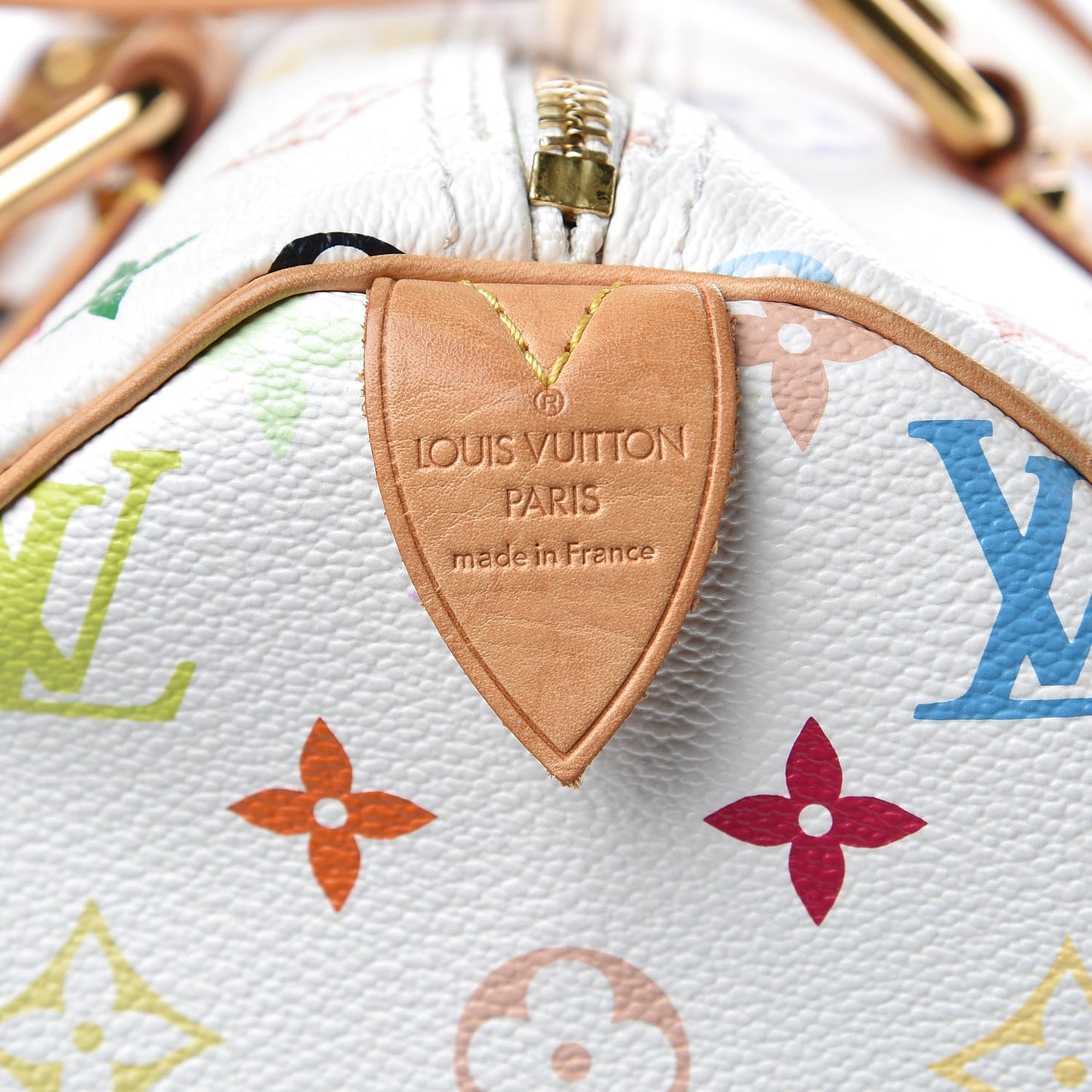Monogram Multicolor Speedy 30 White