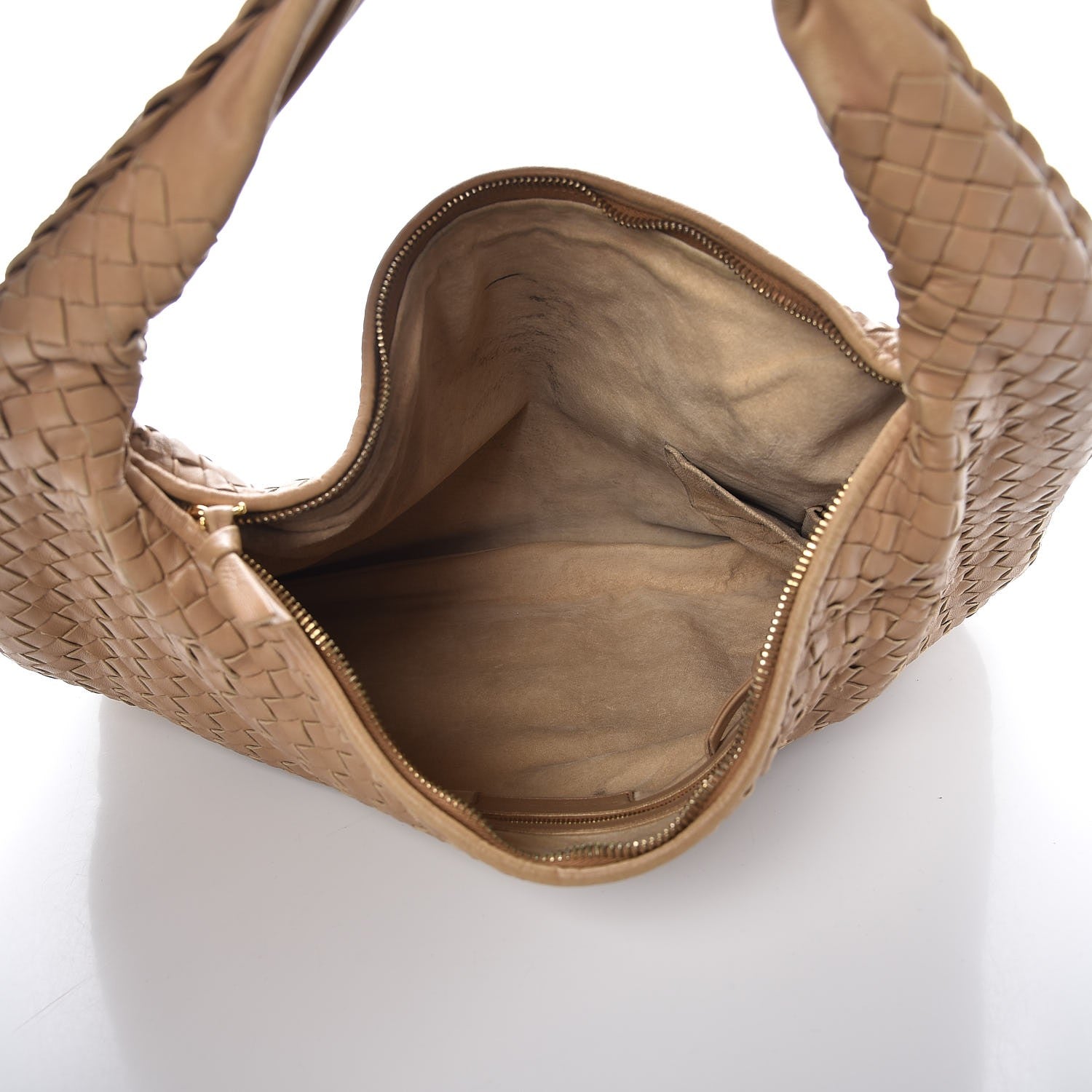 Bottega Veneta Nappa Intrecciato Large Veneta Hobo Camel 5 of 15