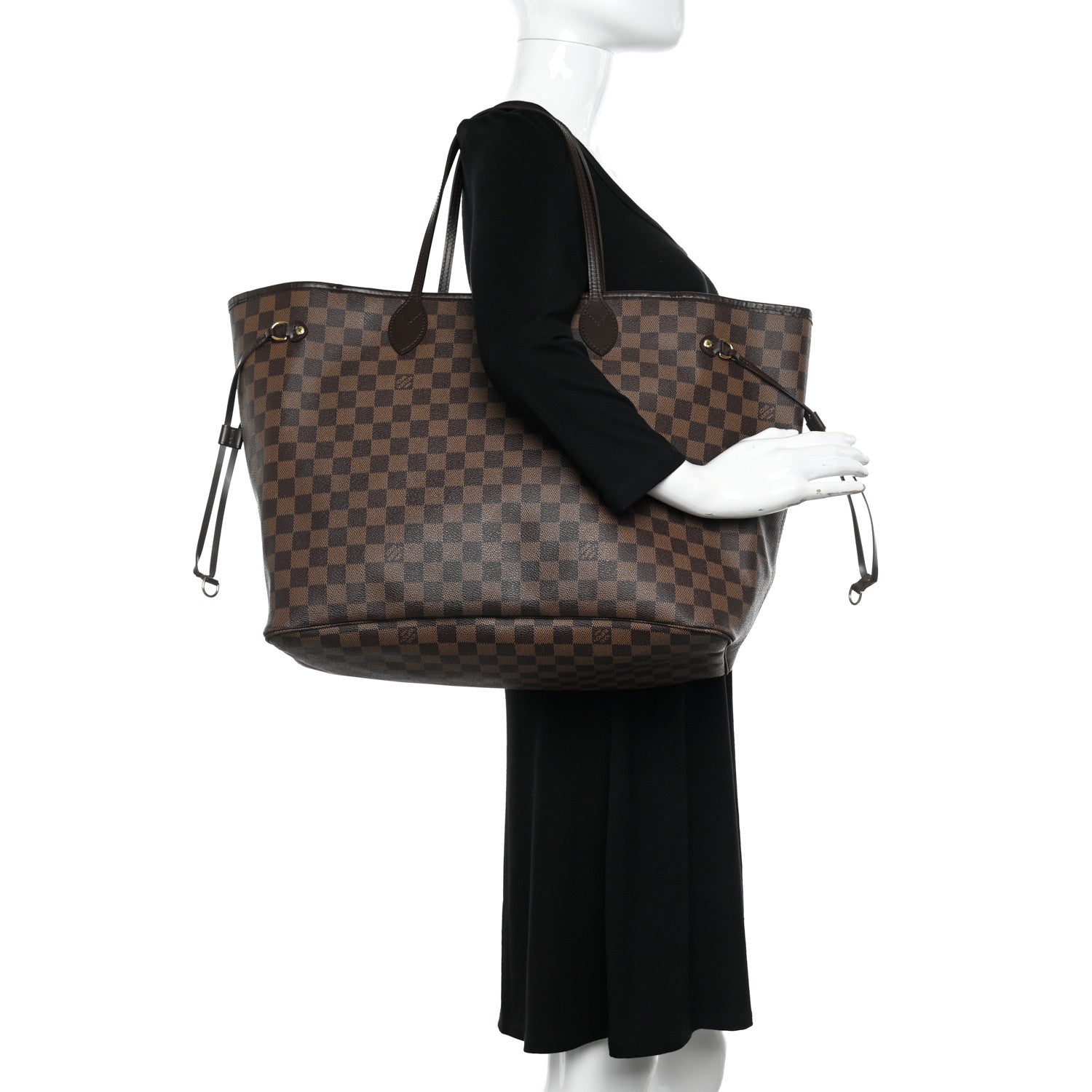 Louis Vuitton Damier Ebene Neverfull GM 2 of 12